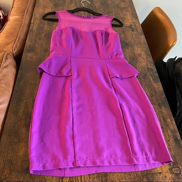 Greylin Melina Peplum Dress in Orchid - Picture 14 of 15